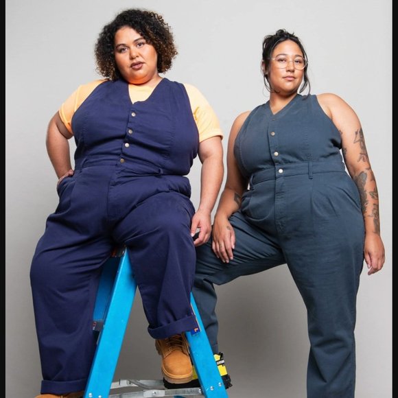 SÜK Workwear Open Front Overalls - Picture 3 of 3